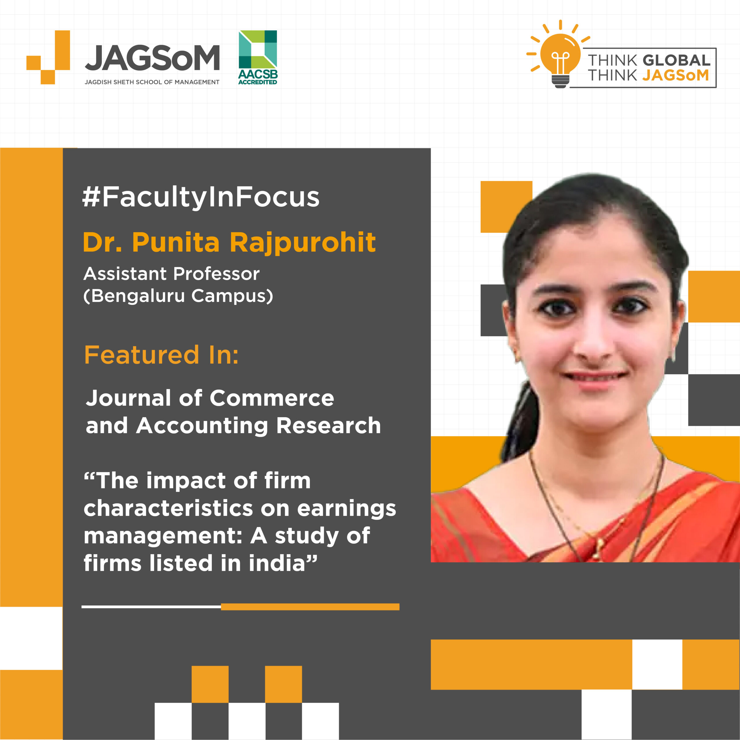 Faculty in Focus – Dr. Punita Rajpurohit